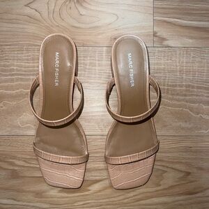 Marc Fisher Tan Heels with Classic Design